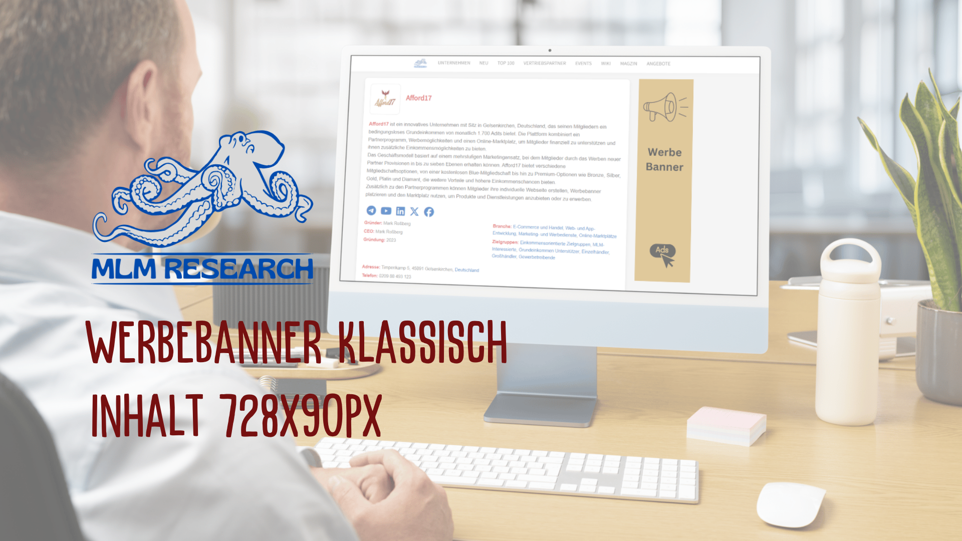 Werbebanner-Rotation (Sidebar – 160x600px)